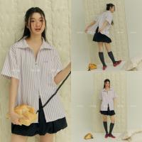 ราคา เสื้อเชิ้ตเกาหลี เสื้อผ้าผู้หญิง เสื้อเชิ้ต เสื้อแฟชั่น เสื้อผ้าเกาหลี เสื้อเกาหลี เสื้อเชิ้ตแขนสั้น (24937977876)