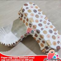 ราคา กล่องใส่ถ้วยกระดาษเคลือบวงรี/ถ้วยขนมปังเค้ก เนื้อหา 200 ชิ้น (43905718471)