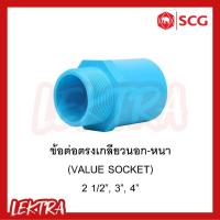 ราคา SCG ข้อต่อตรงเกลียวนอก รุ่นหนา pvc ระบบประปา สีฟ้า ขนาด 2 1/2", 3", 4" (2นิ้วครึ่ง, 3นิ้ว, 4นิ้ว) (24261894588)