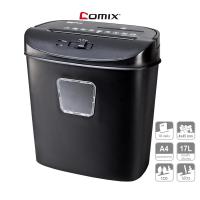 ราคา Comix S273-CO60 เครื่องทำลายกระดาษ 17 ลิตร เครื่องทำลายเอกสาร เครื่องย่อยกระดาษ ทำลาย CD ได้ กระดาษขนาดA4 10แผ่น 17L (24970311958)