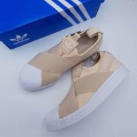 ราคา Adidas superstar slip on แท้ % สีครีม (1310913439)