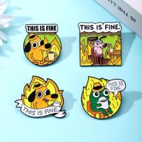 ราคา เข็มกลัดการ์ตูนน่ารัก แบบลายเส้นสัตว์ เช่น แมว กบ และสุนัข ขนาด 4.13 (44230003525)