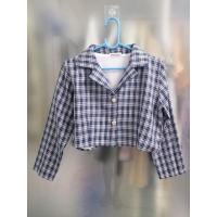 ราคา มือสอง. เสื้อคลุมครอป ลายสก็อต (18527647488)