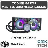 ราคา COOLER MASTER MasterLiquid ML240 ภาพลวงตา 240mm AIO Liquid Cooler (26494800854)