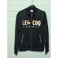 ราคา เสื้อวอร์ม Le Coq Sportif France สีดำ แขนยาว ซิปหน้า อก38-40 ยาว 25(มือสอง) (41967675578)