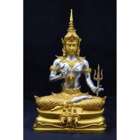 ราคา ท้าวเวสสุวรรณ ประทานทรัพย์ หน้าเทพ วัดหน้าพระเมรุราชิการาม จ.อยุธยา เนื้อทองเหลือง สองกษัตริย์ หน้าตัก9นิ้ว (56950109464)