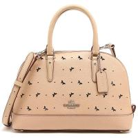ราคา MINI SIERRA SATCHEL IN PERFORATED CROSSGRAIN LEATHER (COACH F59346) (444685966)