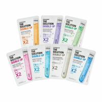 ราคา THE FACE SHOP THE SOLUTION DOUBLE-UP FACE MASK มาส์กชีท แผ่นมาส์กหน้า ผิวเรียบเนียน เปล่งประกาย กระจ่างใส (41361871819)
