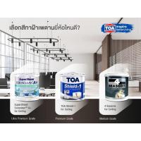 ราคา TOA สำหรับทาฝ้าเพดาน ชนิดด้านพิเศษ ขนาด 18L E777,E999 สีทาฝ้า สีฝ้าเพดาน สีทาเพดาน (53902050692)
