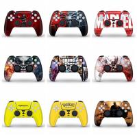 ราคา 70 สี PS5 Controller Remote Skins Decal Wrap Dualshock สติกเกอร์สําหรับ Sony Playstation 5 DualSense Controllers (50860118310)
