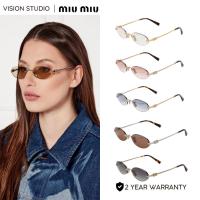 ราคา ☀️แว่นกันแดด MIU MIU รุ่น MUA54S รวมทุกสี ใหม่ ของแท้100% รับประกัน 2 ปีเต็ม พร้อมอุปกรณ์ครบ (26180891329)