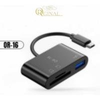 ราคา CARDADER MICRO 4IN1 OTG OR-16 Micro SD PLUS PACK/TF แฟลชไดรฟ์เครื่องอ่านการ์ด Data Reader Cable Card Reader Adapter แล็ปท็อปถ่ายโอนข้อมูล + แพ็ค enjoyac2 (51555204639)
