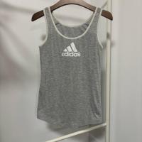 ราคา Adidas เสื้อแขนกุดลายโลโก้แท้ สีเทา เสื้อY2K (52859512798)