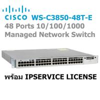ราคา Cisco Catalyst WS-C3850-48T-E 48 ports 10/100/1000 Managed Network Switch พร้อม IPSERVICE LICENSE 2x Power Supply 350W (40213671098)