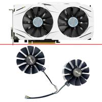 ราคา ใหม่ 87 มม.GTX1060 GTX1070 RX480 พัดลมระบายความร้อนสําหรับ ASUS GTX 1060 1070 RX 480 กราฟิกการ์ดT129215SU PLD09210S12HH พัดลมระบายความร้อน 28 มม (53357267807)
