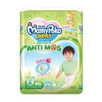ราคา MamyPoko อ้อมมามี่โพโค มามี่โพโคแพ้นท์ แอนติมอส ผ้าอ้อมกันยุง XL 46 ชิ้น (24067323848)