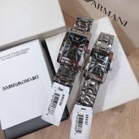 ราคา นาฬิกาพร้อมส่งไคะ F.A Original Emporio Armani นาฬิกาคู่รักแฟชั่นคลาสสิกคะ AR0157 25X36MM AR0156 32X42MM (22678737785)