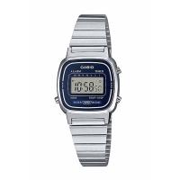 ราคา Casio Standard นาฬิกาข้อมือผู้หญิง สายสแตนเลส รุ่น LA670,LA670WA,LA670WA-2 - สีเงิน (1500575423)