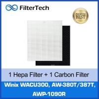 ราคา Filtertech - อะไหล่เครื่องฟอกอากาศ ชุด 1 ปี - Winix WACU300, AW-380T/387T, AWP-1090R (29380107694)
