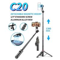 ราคา BLUETOOTH TRIPOD Selfie Stick C20 MAGNETIC Selfie Stick กล้อง HP GOPRO (57158918651)