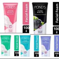 ราคา สบู่บํารุงผิวหน้า ponds 100gr/โฟมล้างหน้า ponds 100gr/น้ํายาแต้มสิว (21310059796)