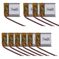 ราคา C 10Pcs 3.7V 200Mah 0.74Wh Li-Polymer Rechargeable Li Battery 601818 For GPS Car Camera Driving Rec (41379755443)