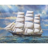 ราคา รูปภาพมงคล เรือสำเภาท้องฟ้าสีฟ้า ขนาดภาพ16x20นิ้ว เหมาะสำหรับ นำไปใส่กรอบรูปตกแต่งบ้านหรือสำนักงานเพื่อขนเงินทอง ร่ำรวย (6586769397)