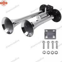 ราคา 300db แตรลมไฟฟ้า 12V ดังๆ รถยนต์ Air Horn 24V แตรลมรถรรทุก (43467982140)