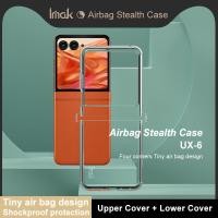 ราคา Imak ถุงลมนิรภัยปลอก for Motorola Razr 50 Ultra 5G โปร่งใส Soft TPU Case Moto Razr50 5G ซิลิโคนใสกันกระแทก (28905316026)
