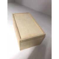 ราคา โล๊ะ!! กล่องไม้อัดพร้อมฝาปิดไม้อัดเลื่อน 136mm x 236mm x 105mmH (48810099484)