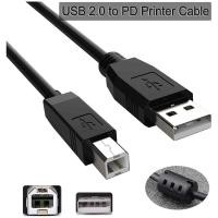 ราคา USB 2.0 ถึง PD เครื่องพิมพ์สายชาย B ชายสาย Data Transfer โฮสต์สายสําหรับ HP Officejet Laserjet Envy Canon Pixma (49759995083)