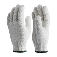 ราคา ถุงมือผ้าทอ 5 ขีด สีขาวขอบเขียว (แพ็ค 12 คู่) (7575716596)