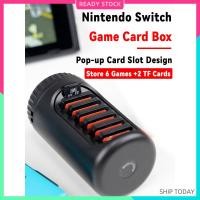 ราคา [จัดส่งในวันเดียวกัน] กล่องเก็บการ์ดเกมพกพา Nintendo Switch, 360 ° ช่องใส่การ์ดแบบเปิดปิดได้, ดีไซน์แบบป๊อปอัพ, สะดวกในการพกพา 6 การ์ด NS และ 2 การ์ด TF (40151003637)