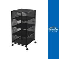 ราคา STACKO ชั้นลิ้นชักเหล็ก 4 ชั้น BILA 35.5x37.5x73 ซม. สีดำ จัดส่งโดย HomePro (19478825286)
