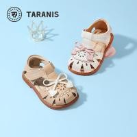 ราคา TARANIS รองเท้าเด็กผู้หญิง เด็กหัดเดินรองเท้าแตะผู้หญิง สไตล์เจ้าหญิง หนังนิ่ม ดีไซน์ฉลุลายแฟชั่น รองเท้าเด็กเล็ก (49409670194)