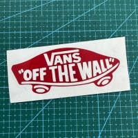 ราคา สติ๊กเกอร์ติดรถ VANS2 ตัดจากสติ๊กเกอร์เกรด wrap Alicar pet ลอกออกได้ ไม่ทิ้งคราบกาว และ 3M สะท้อนแสง (26085340326)