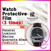 ราคา ฟิล์มกันรอยหน้าจอสําหรับ Panerai Luminor Marina Quarata (3 แผ่น) PAM01272 / ฟิล์มสติ๊กเกอร์ป้องกันรอยขีดข่วนและการปนเปื้อน (56700934216)