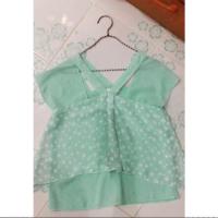 ราคา อก38เสื้อชีฟองสีเขียวมิ้นท์สวยมากกก (612015261)
