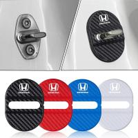 ราคา 4pcs รถประตูล็อคฝาครอบป้องกัน ABS เบาะป้องกันสนิมสําหรับ Honda Mugen Power Civic Accords CRV Hrv Jazz CBR VTEC VFR (51607009461)