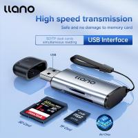ราคา Llano อะแดปเตอร์การ์ดรีดเดอร์ USB3.0 Micro SD 5Gbps 2-in-1 เป็นการ์ดรีดเดอร์ USB (18994657558)