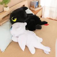 ราคา 80 ซม. How To Train Your Dragon Toothless Baby Plush ของเล่นตกแต่งน่ารัก Toothless Baby Night Evil Plush ของขวัญ (43567576127)