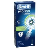 ราคา มือ 1 Oral-B ออรัลบี แปรงสีฟันไฟฟ้า รุ่น Pro 500 (20585301758)
