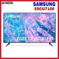 ราคา SAMSUNG TV Crystal UHD 4K (2023) Smart TV 55 นิ้ว CU7100 Series รุ่น UA55CU7100KXXT (25111915723)