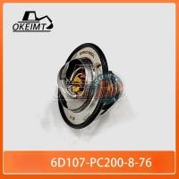ราคา เทอร์โมสตัท 6754-61-6212 สำหรับเครื่องยนต์ Komatsu 6D107 (อะไหล่แท้) (43579783698)