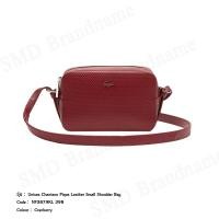 ราคา Lacoste กระเป๋าสะพายข้าง รุ่น Unisex Chantaco Pique Leather Small Shoulder Bag Code: NF3879KL 398 (24059561541)