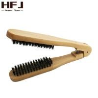 ราคา V-Clip Hairdressing Tools Splint Comb Straightening Comb Solid Wood Splint Comb Hair Straightener หวียืดผม (40429341514)