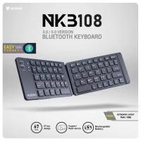 ราคา Nubwo NKB-108 Bluetooth Keyboard ไทย คีบอร์ดบลูทูธ ไร้สาย พับได้ น้ำหนักเบา แบบบาง (29863418652)