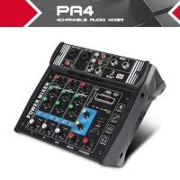 ราคา POWER MIXER มิกเซอร์ MINI 4CH ขยายเสียง200วัตต์ BLUETOOTH USBขายบ้า 4 Channel PA4 Mixer เครื่องขยายเสียง (4956985484)