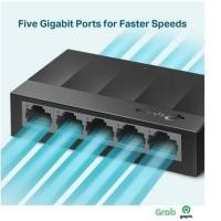 ราคา TP-Link Switch Hub GIGABIT TPLINK LS1005G 5PORT 5-Port Gigabyte 10/100/1000Mbps Desktop Switch Plastic Case 5ports (54350725851)