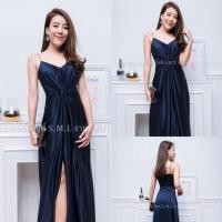 ราคา ชุดราตรีสีกรม เดรสยาว ใส่ไปงานแต่ง (6220737999)